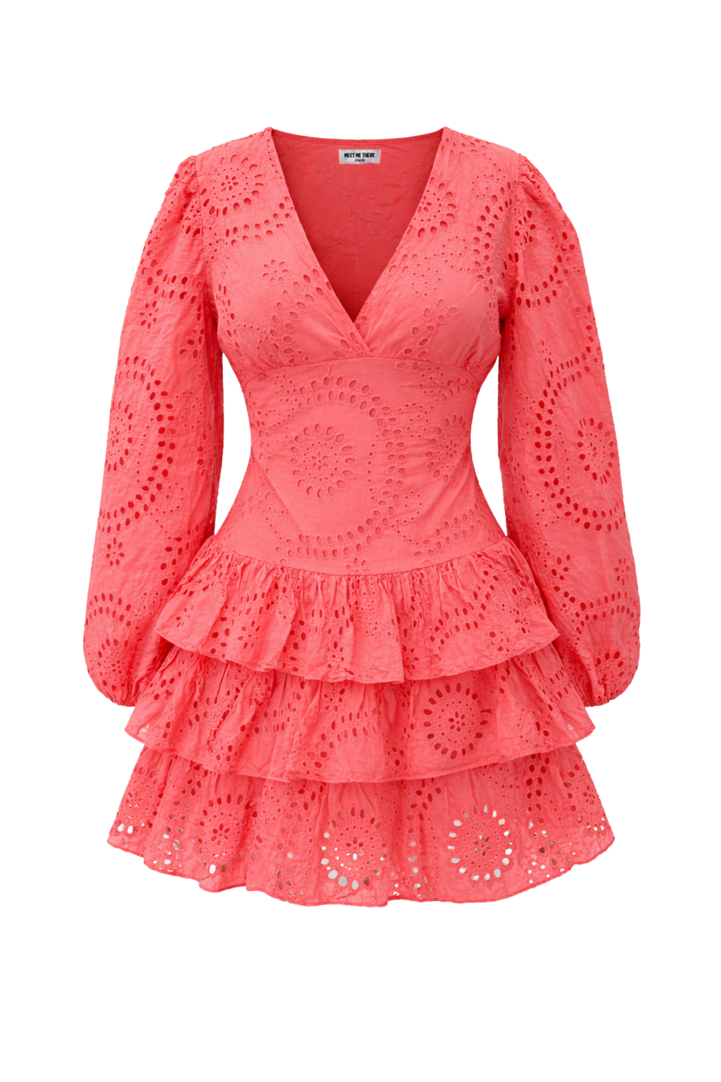 Lacey - Dress corail