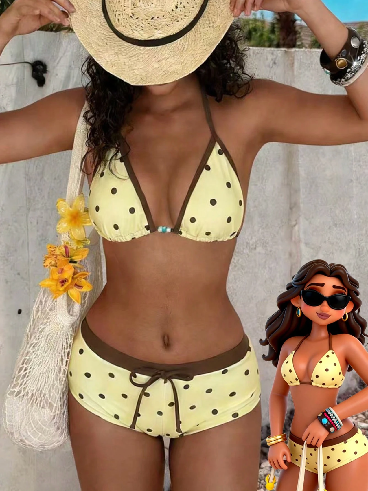 Mia - Top & Shorts Bikini